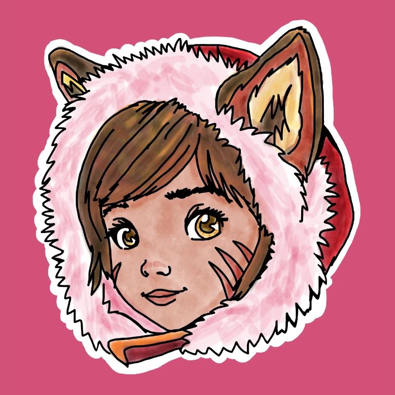 Rotkäppchen als kleiner Wolf