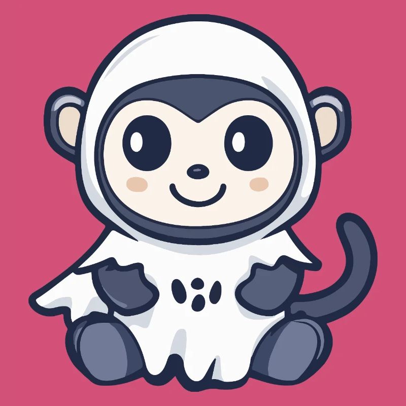 Affe Halloween Geist