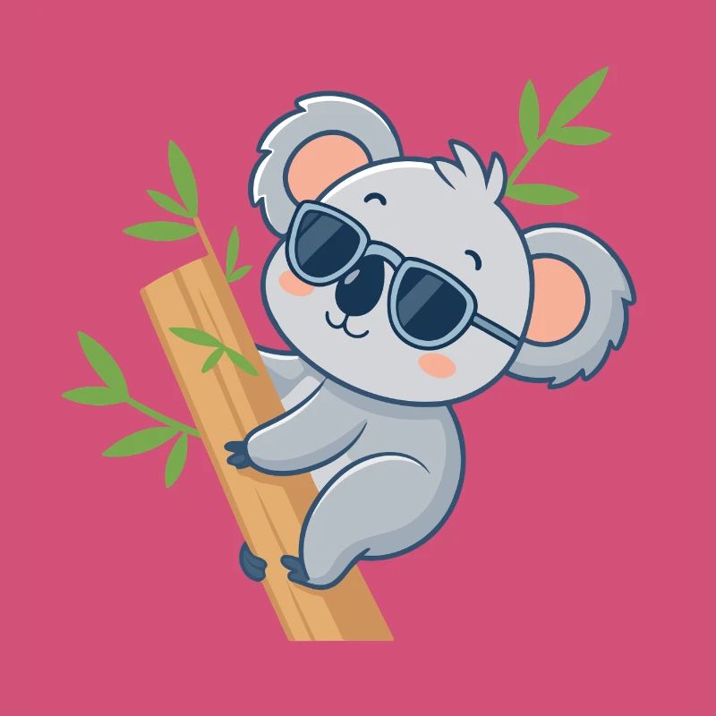 Koala on Casual Bamboo