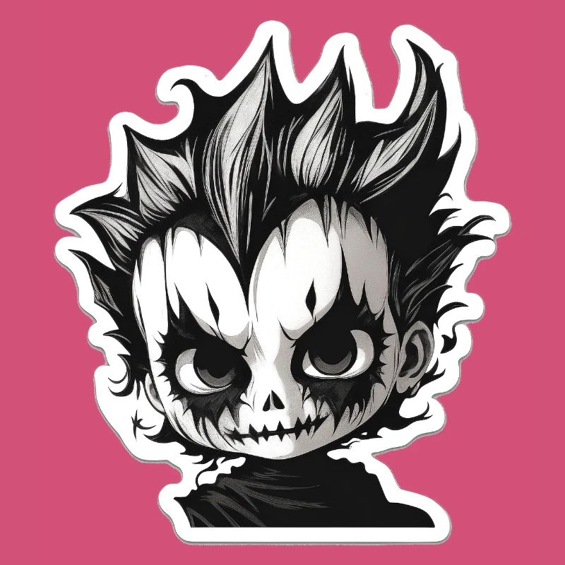 Spikiger Totenkopf-Chibi