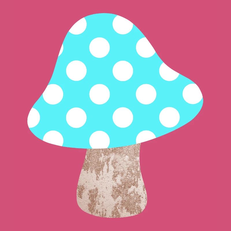 Champignons bleu clair points Points Pépinière Lucky Woodland