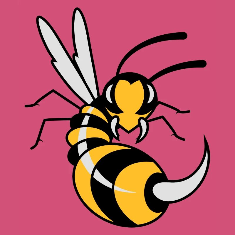 Wasp with giant sting