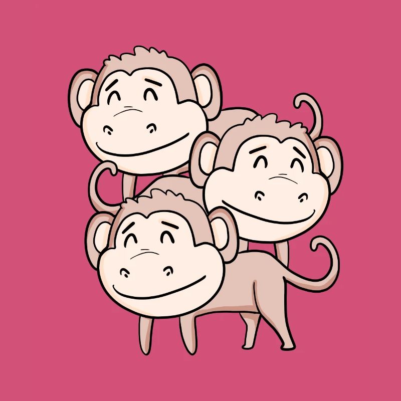 Singes mignons - Singe
