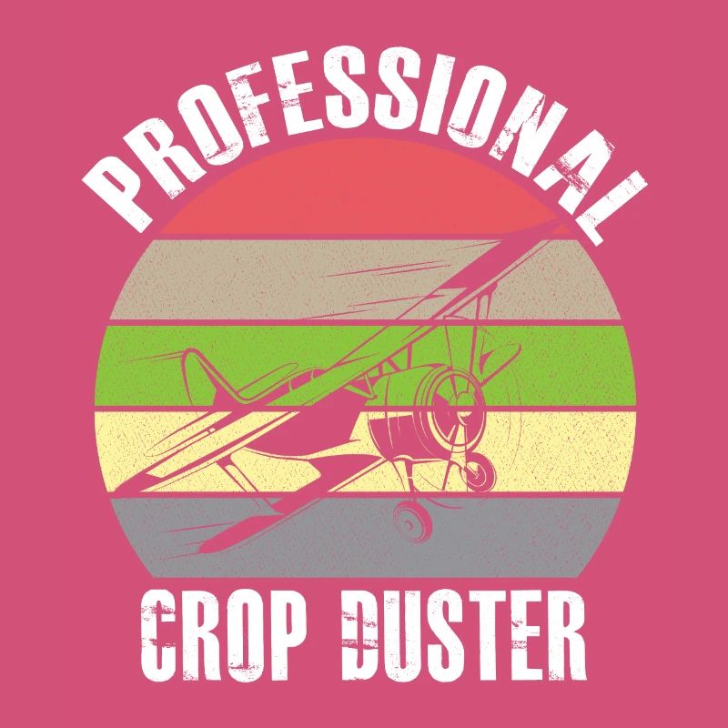 Cropdusting in Progress Crop Dusting Duster Plane