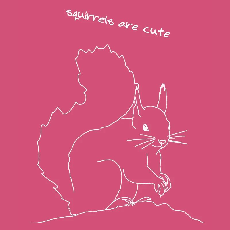 Lineart écureuil