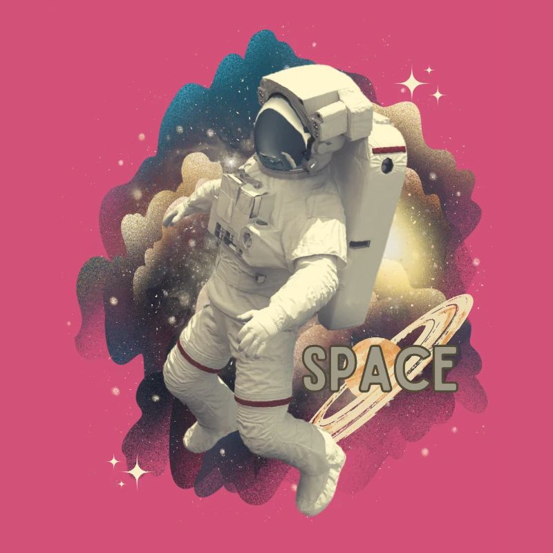 Astronaut in space magic