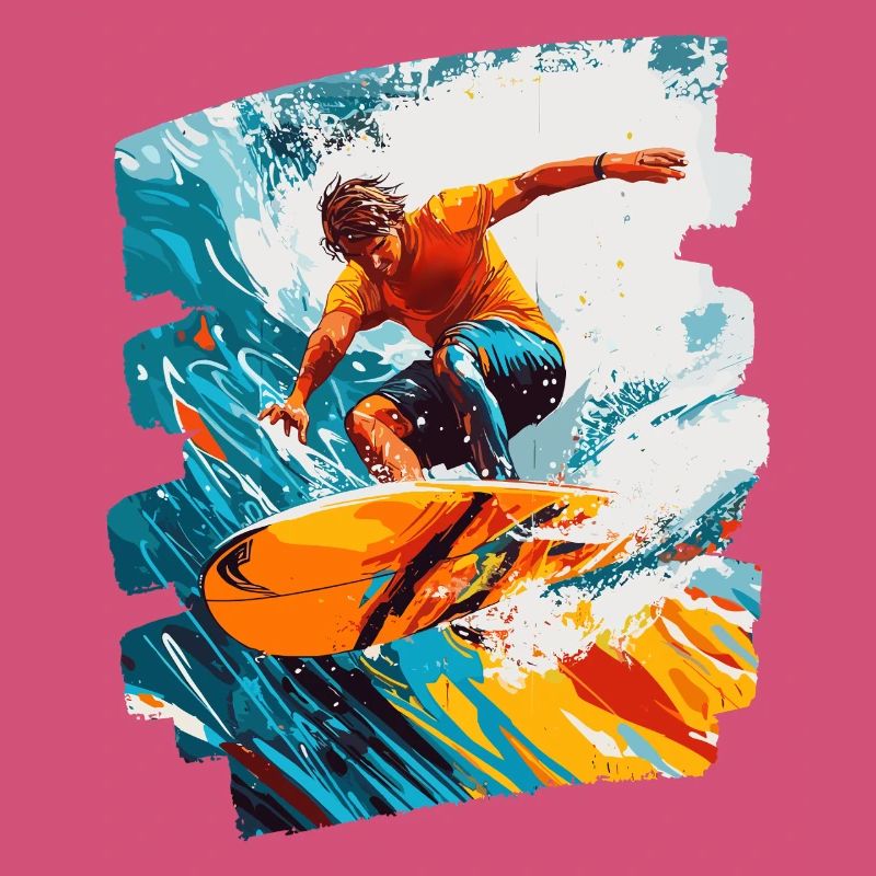 Surfer Surfing Surfboard Surfing