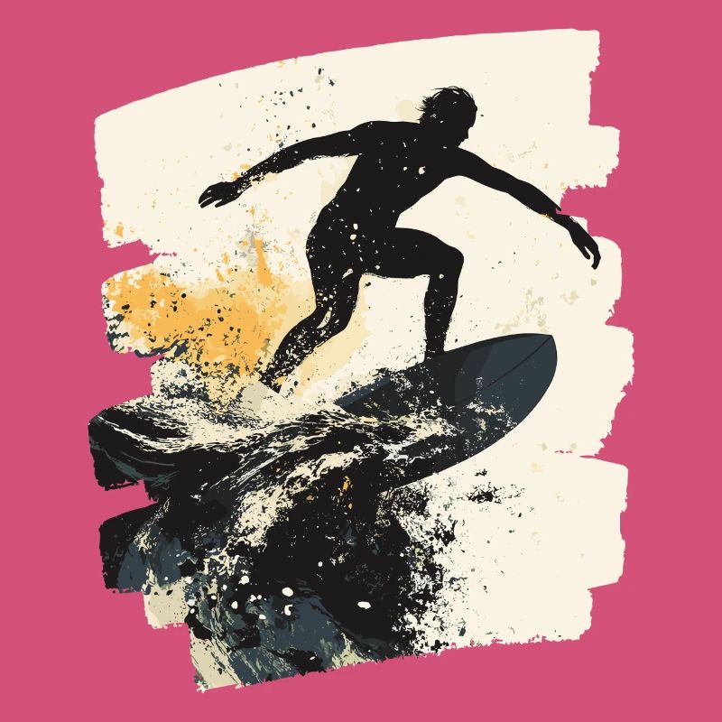 Surfer Surfing Surfboard Surfing
