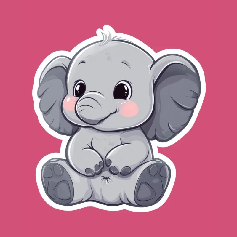 Cute elephant – gift idea for animal lovers