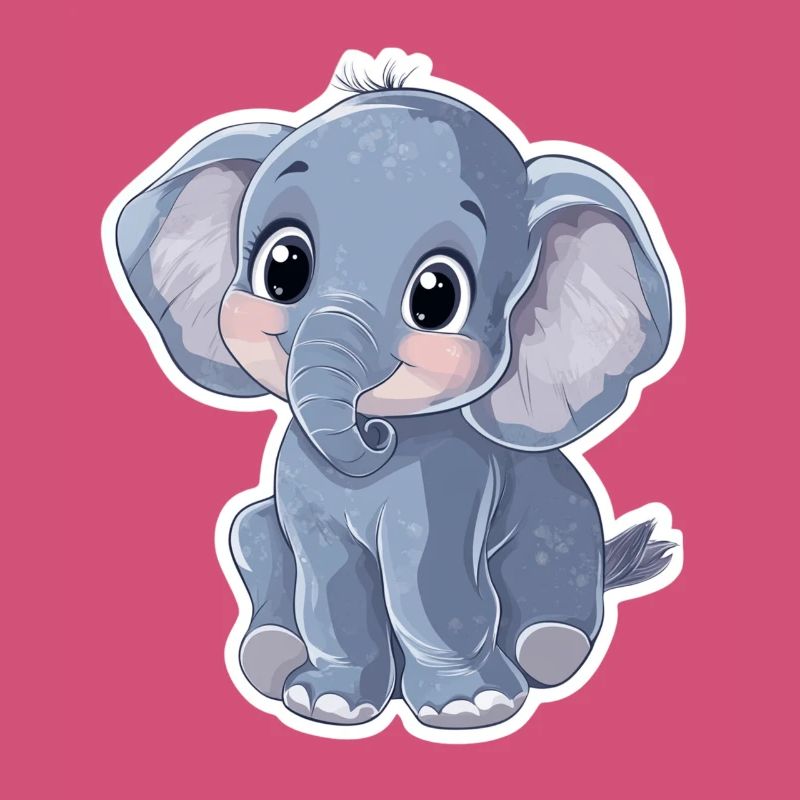 Cute elephant – gift idea for animal lovers