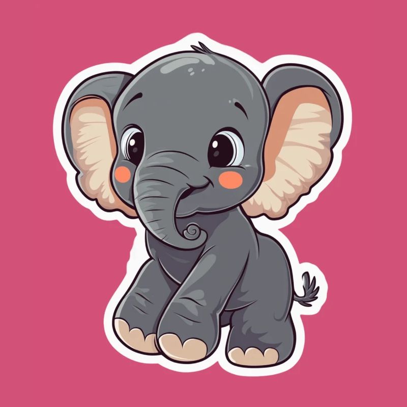 Cute elephant – gift idea for animal lovers