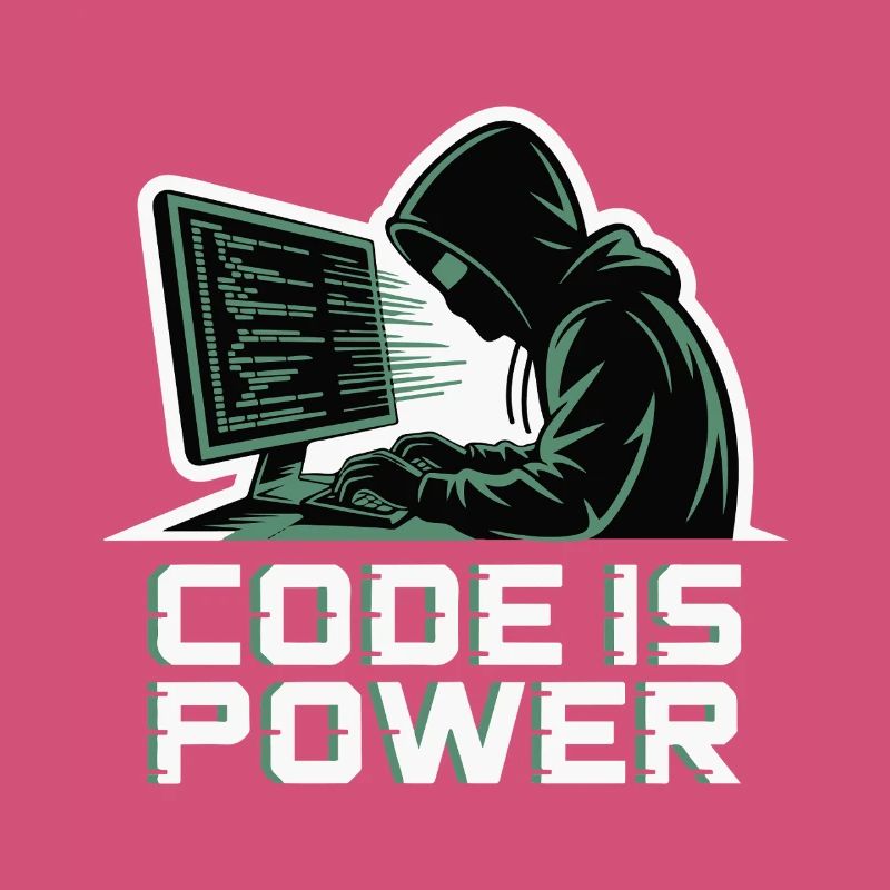 Cyber Hacker Code Infinity Design