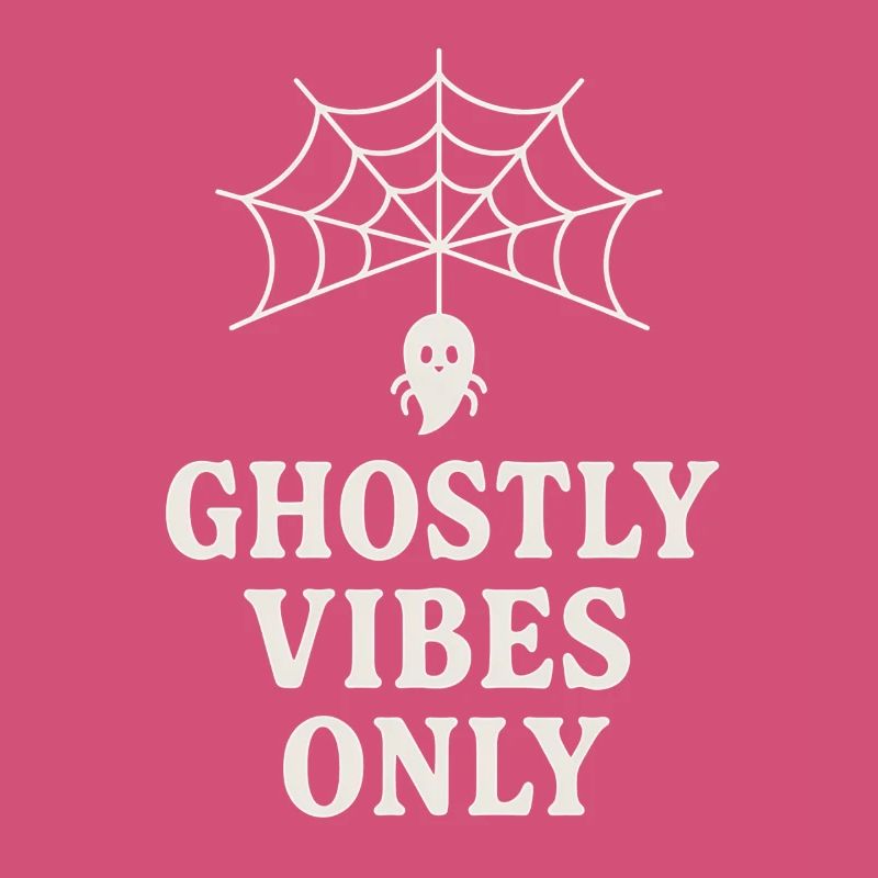 Geistlicher Spinnenweb-Print mit Geist