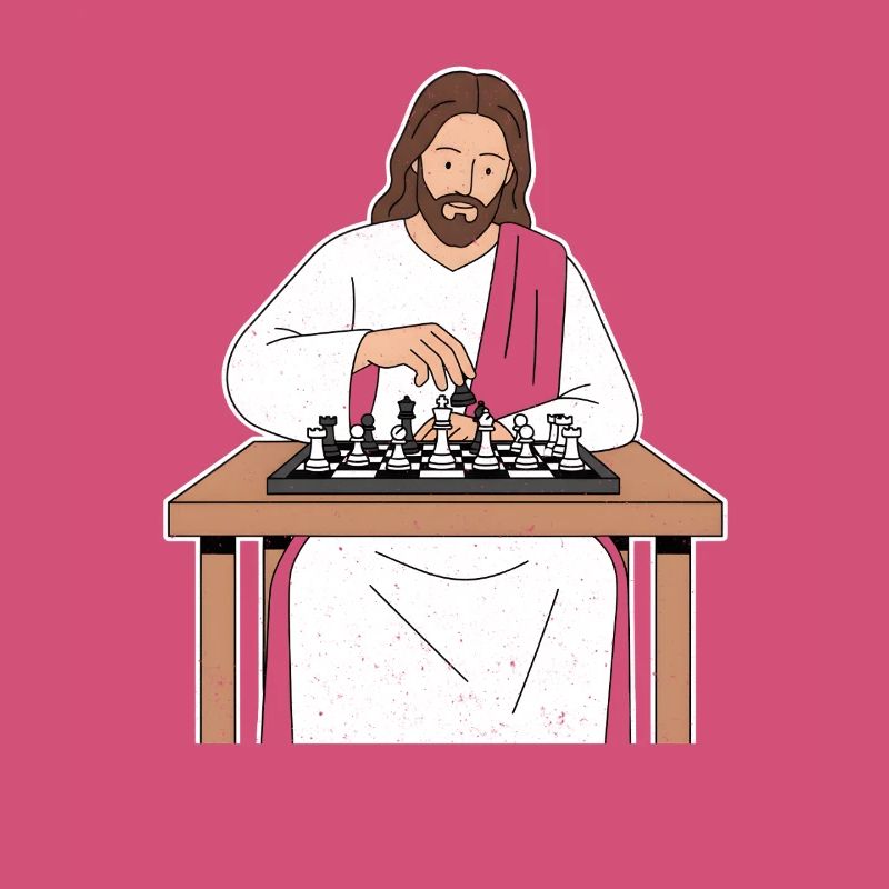 Holy Train in Chess / Jesus Chess