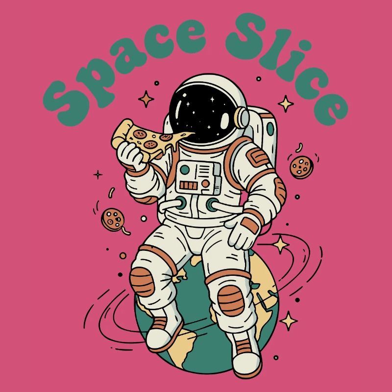Pizza de l’espace astronaute