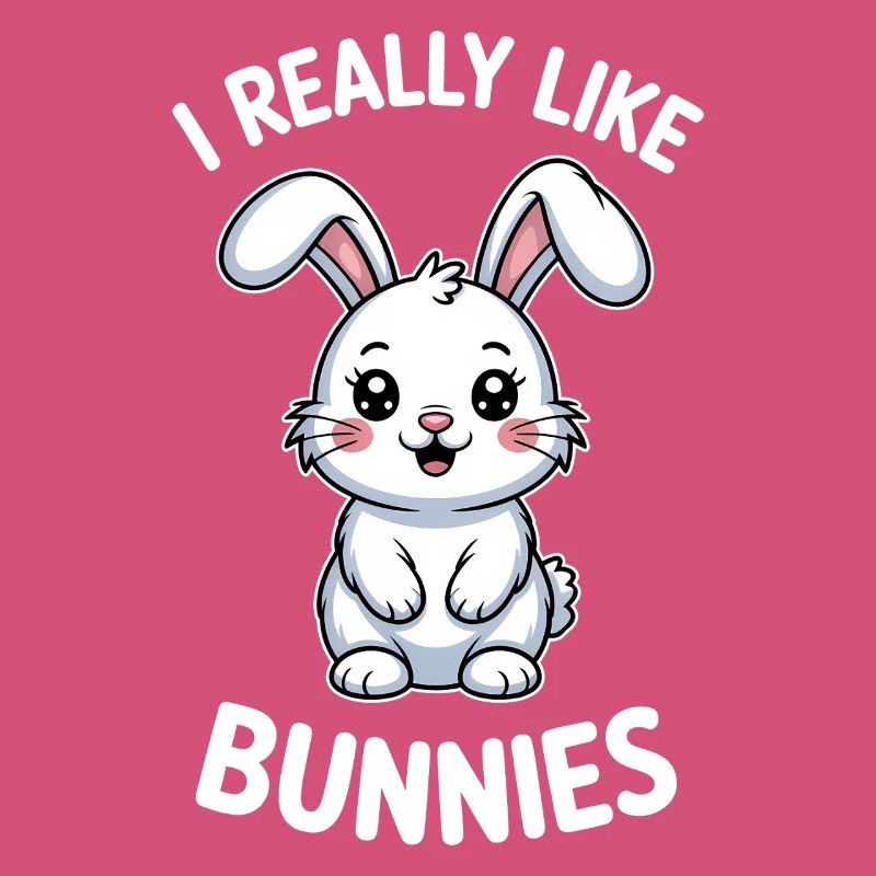 Bunny Saying Rabbit Funny Bunny Gift