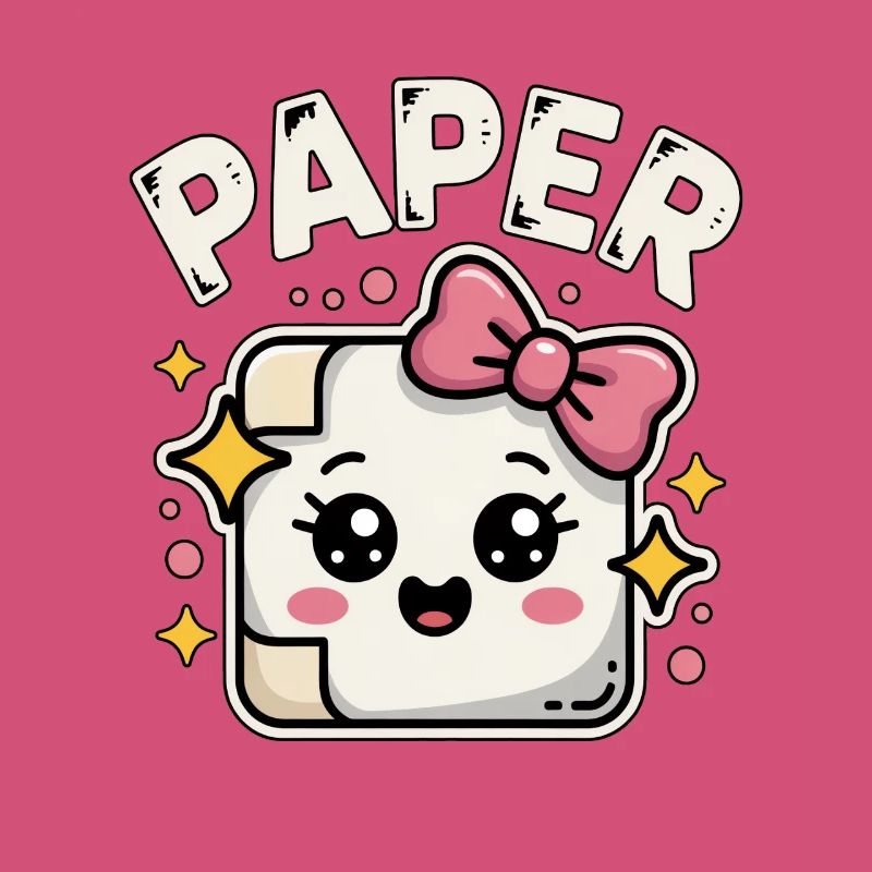 Ciseaux Papier Pierre Papier Kawaii