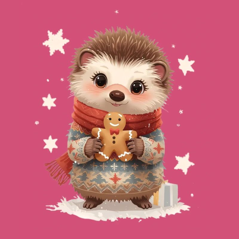 Kuscheliger Igel mit Gingerbread