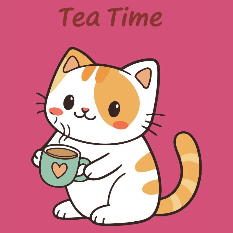 Chat Tea Time Doux