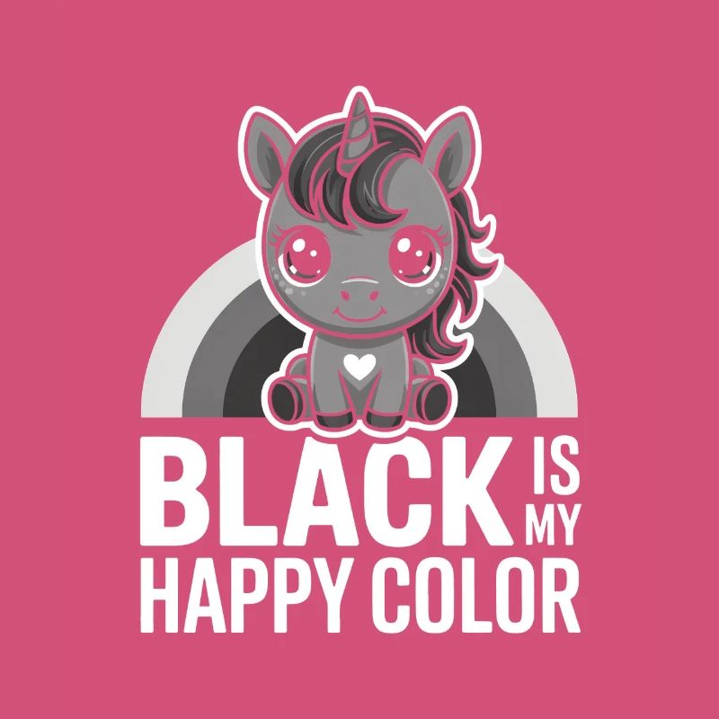 Graues Einhorn mit Regenbogenbogen