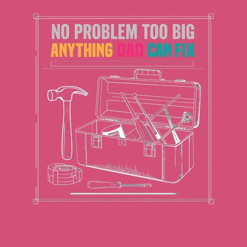 Dad Fix It Toolbox Graphic