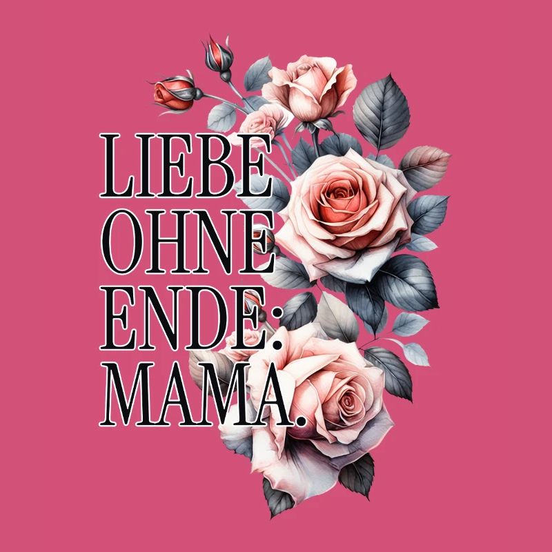 Love Without End Mom Roses Design Gift