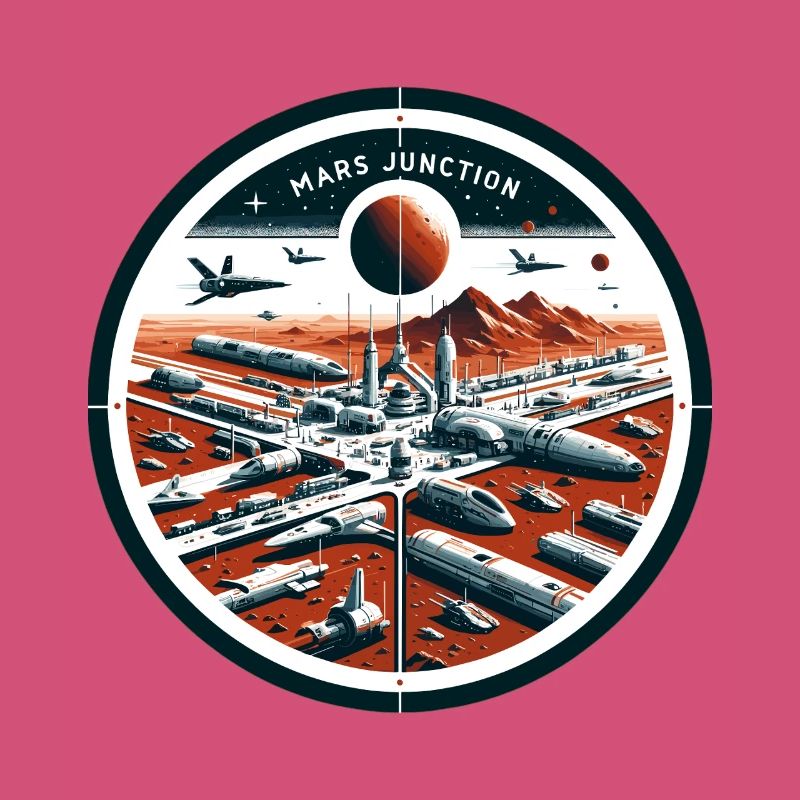 Mars Junction Spaceport Patch
