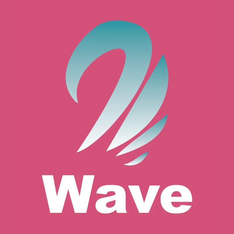 Wave Gradient Logo Design