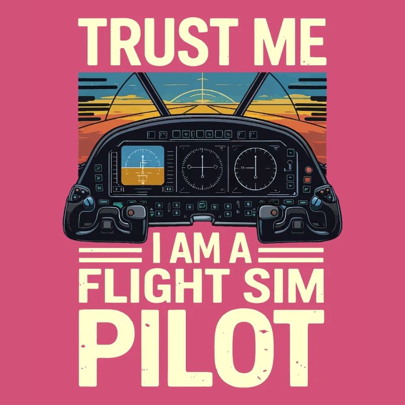 Vertrau mir ich bin ein Flugsimulatorpilot