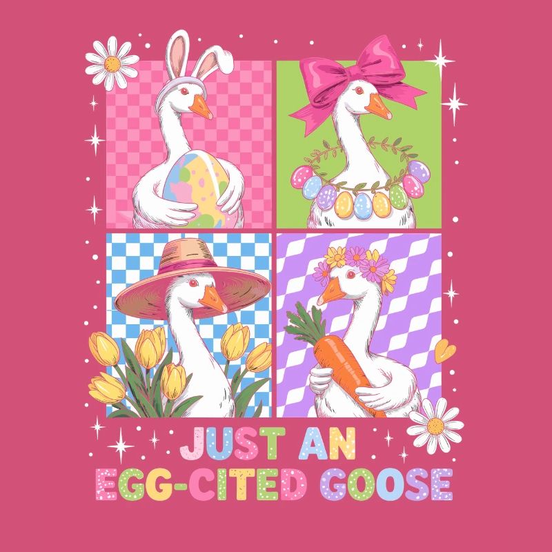 Egg-happy goose in the Four Panel