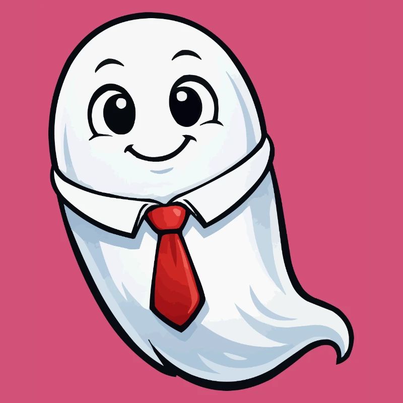 Fantôme parlant en costume
