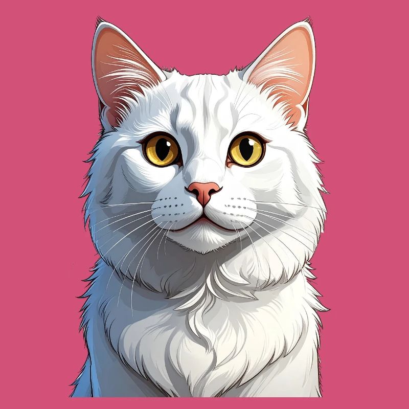 Chat blanc