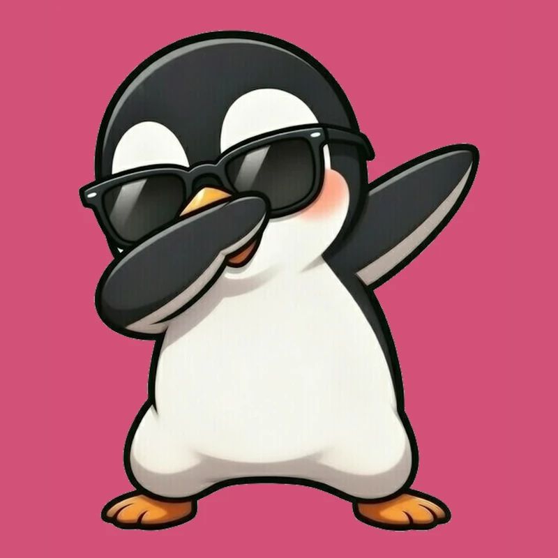 Dabbing Penguin