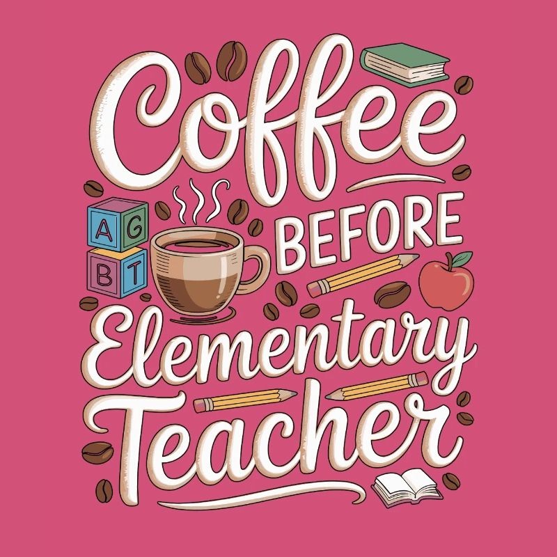Elementary Teacher Coffee Teaching Coffee Lover