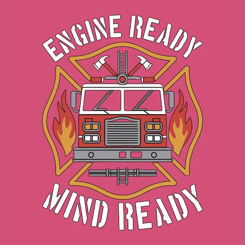 Fire Engineer Engine Ready Mind Ready Firefighting