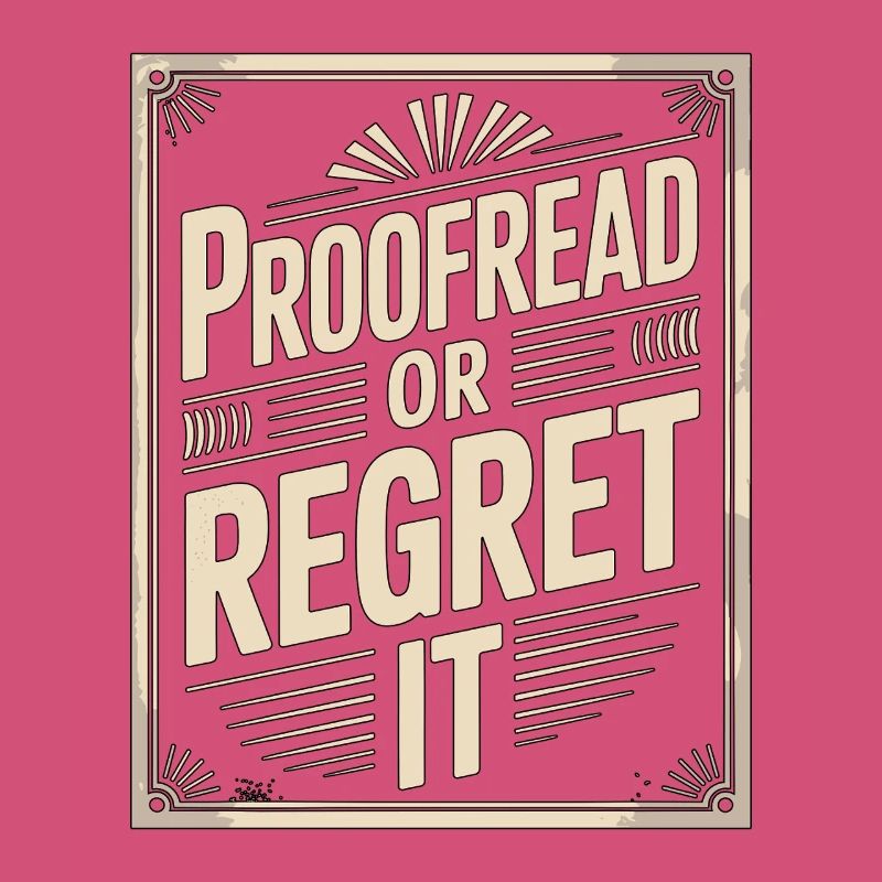 Print Designer Proofread Or Creative Designer