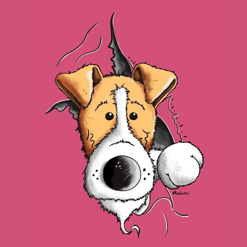 Drôle Fox-terrier