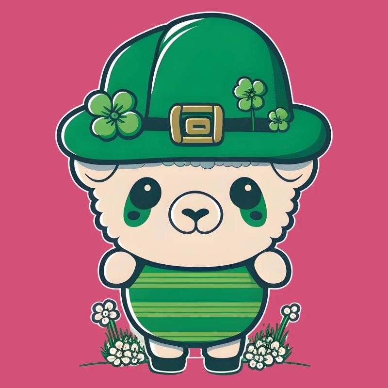 Sharp avec un chapeau vert et des trèfles