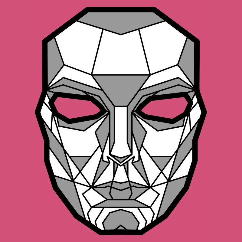 Masque de squelette géométrique
