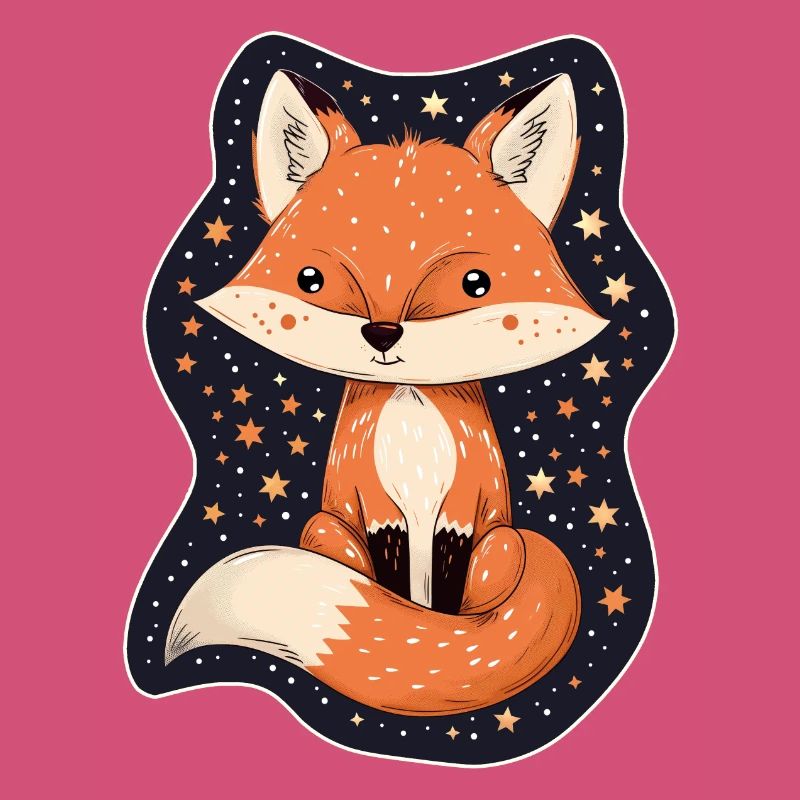 Fuchs mit Sternen