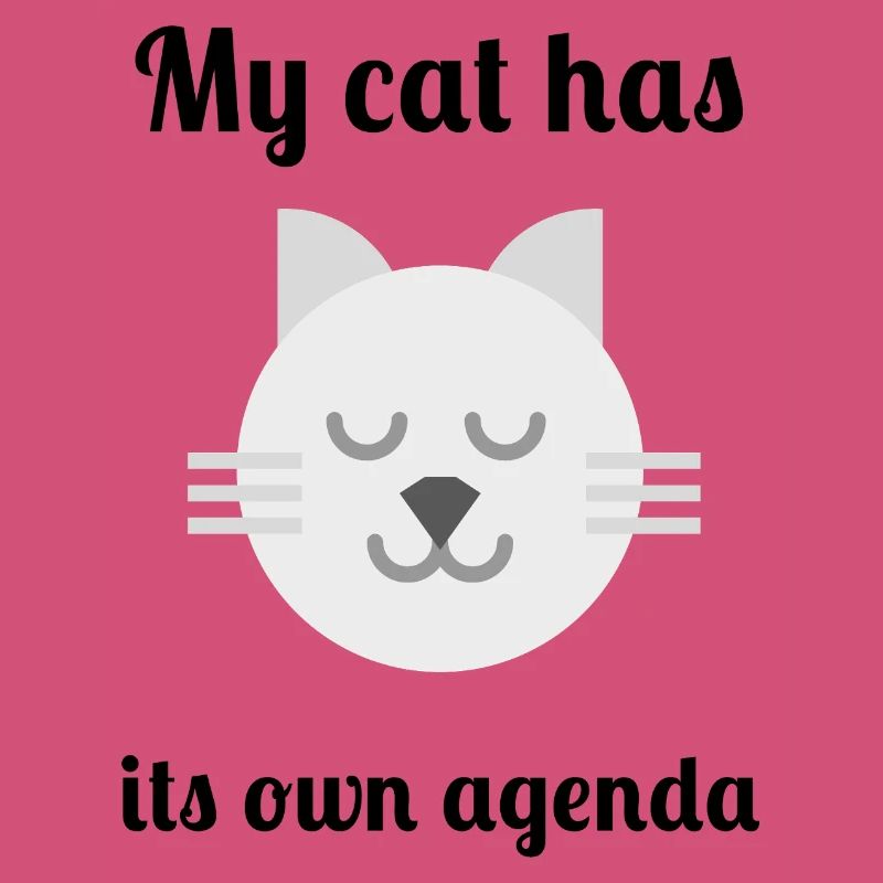 Mon chat a son propre agenda