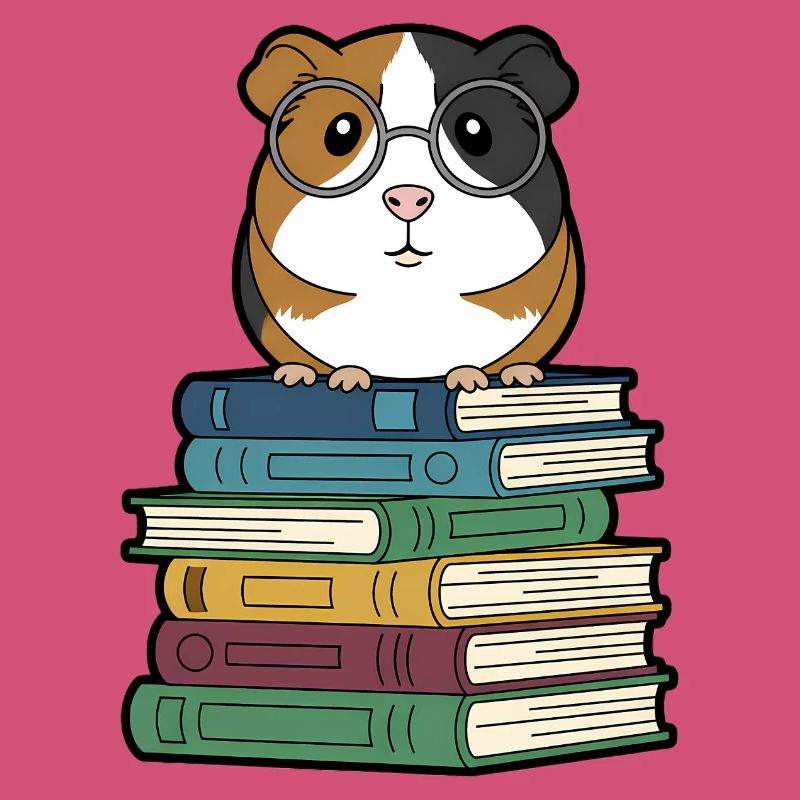 Nerd des livres cochons d’Inde,