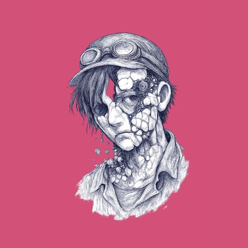 Decayed mechanic| Surreal Zomie Boy