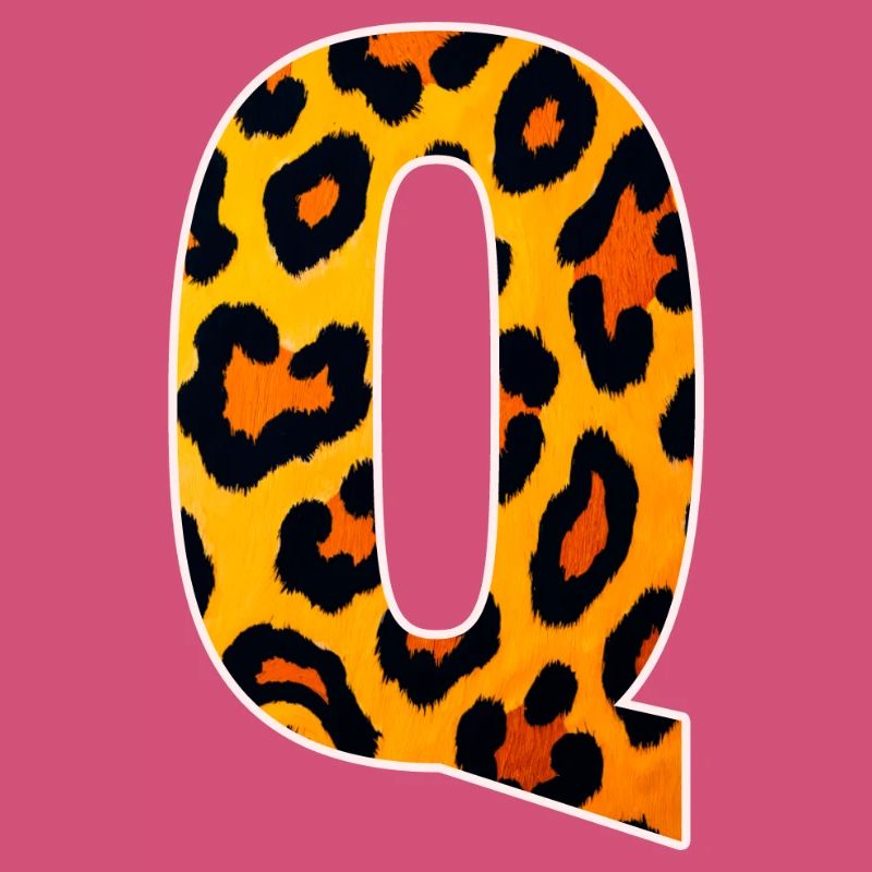 Leopard_Buchstabenmuster_ _Q
