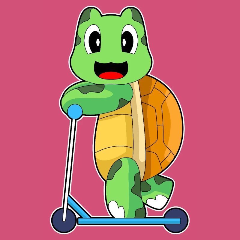 Turtle scooter