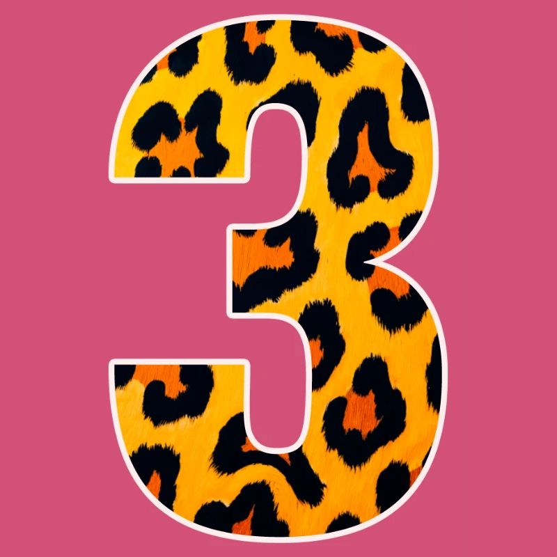 Leopard 3 Number Pattern