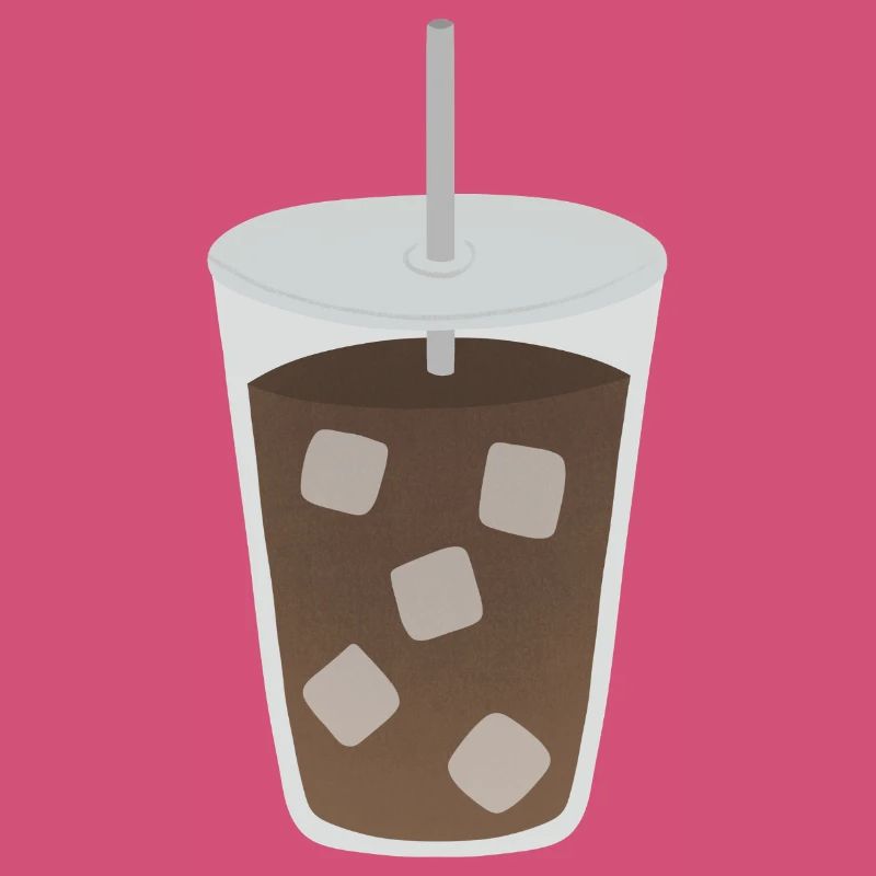 Iced Coffee Cube Pattern