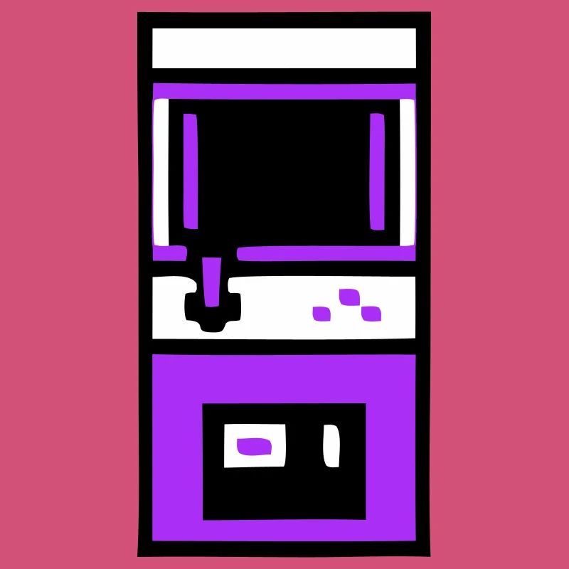 Joueur nostalgique d’arcade automate