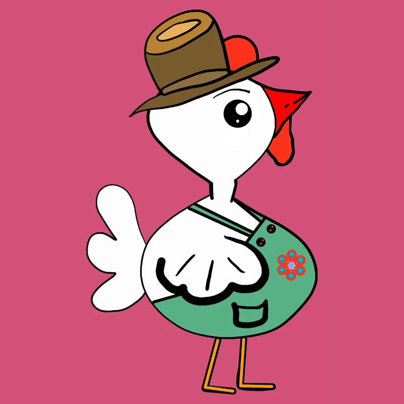 Chicken Chicken Straw Hat Hat Child
