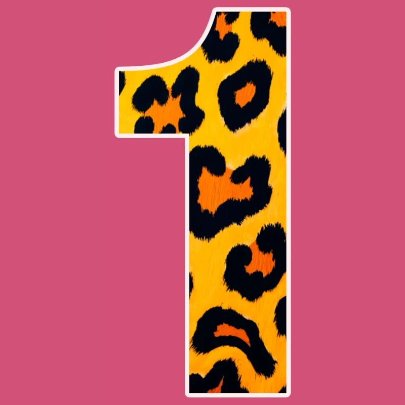 Leopard print yellow-orange